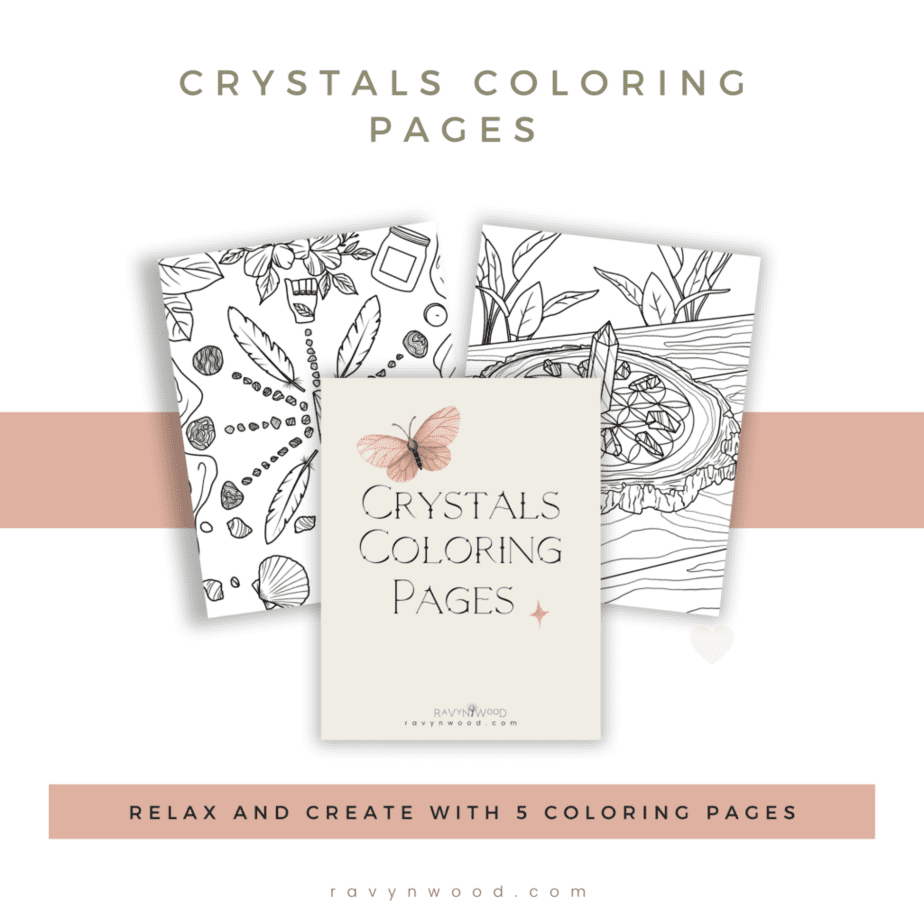 Printables Shop - samples of coloring pages and image of cover.