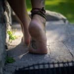 Summer Solstice Course 1 Bare feet touching the ground is another way to connect to nature through earthing.