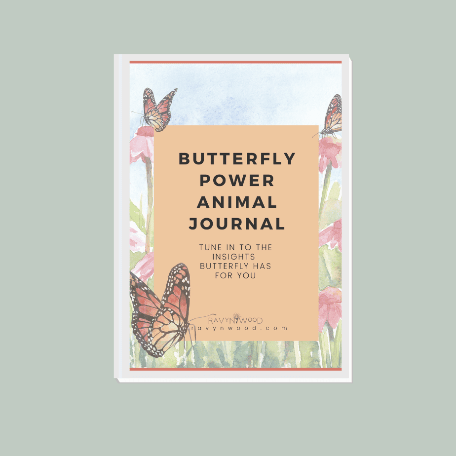 Butterfly Power Animal Freebie cover showing images of butterflies