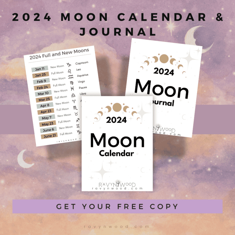 - Ravynwood Free 2024 Moon Calendar & Journal