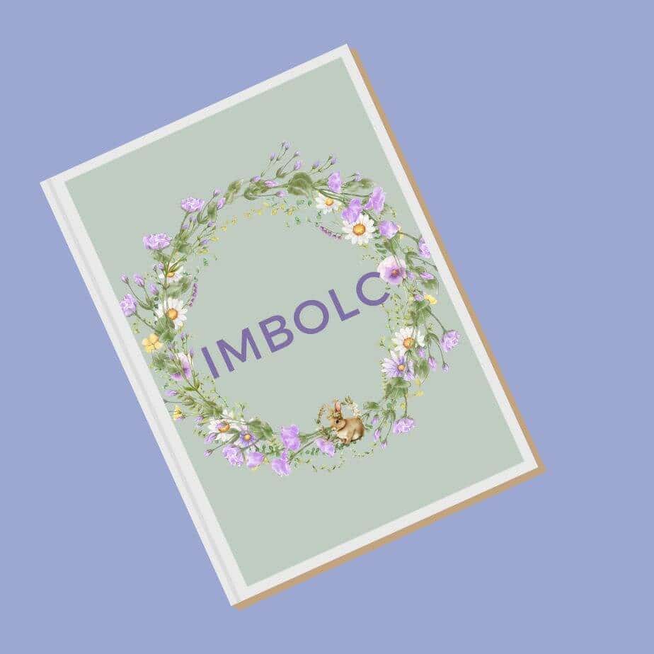 Imbolc guide cover image to represent the guide.